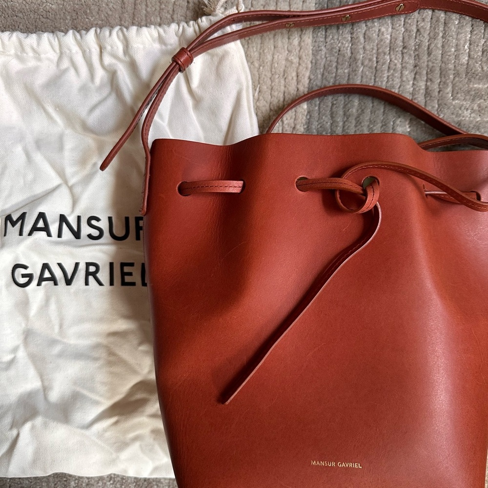 Mansur Gavriel mini bucket bag